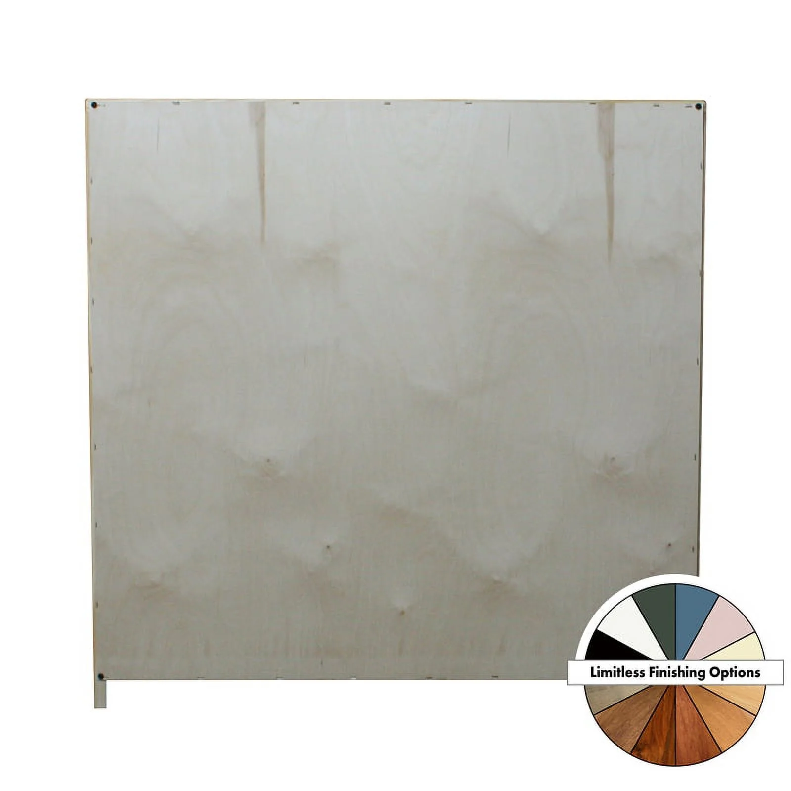 Pemberly Row 36" x 36" Traditional Pine Wood Bookcase in Natural
