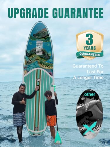 Niphean Inflatable Stand Up Paddle Board with SUP Accessories, Anti-Slip EVA Deck