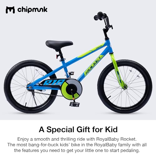 Chipmunk Kids Bike Toddlers 12 14 16 18 Inch Wheel Bicycle Beginners Boys Girls Ages 3-11 Years, Multiple Color Options