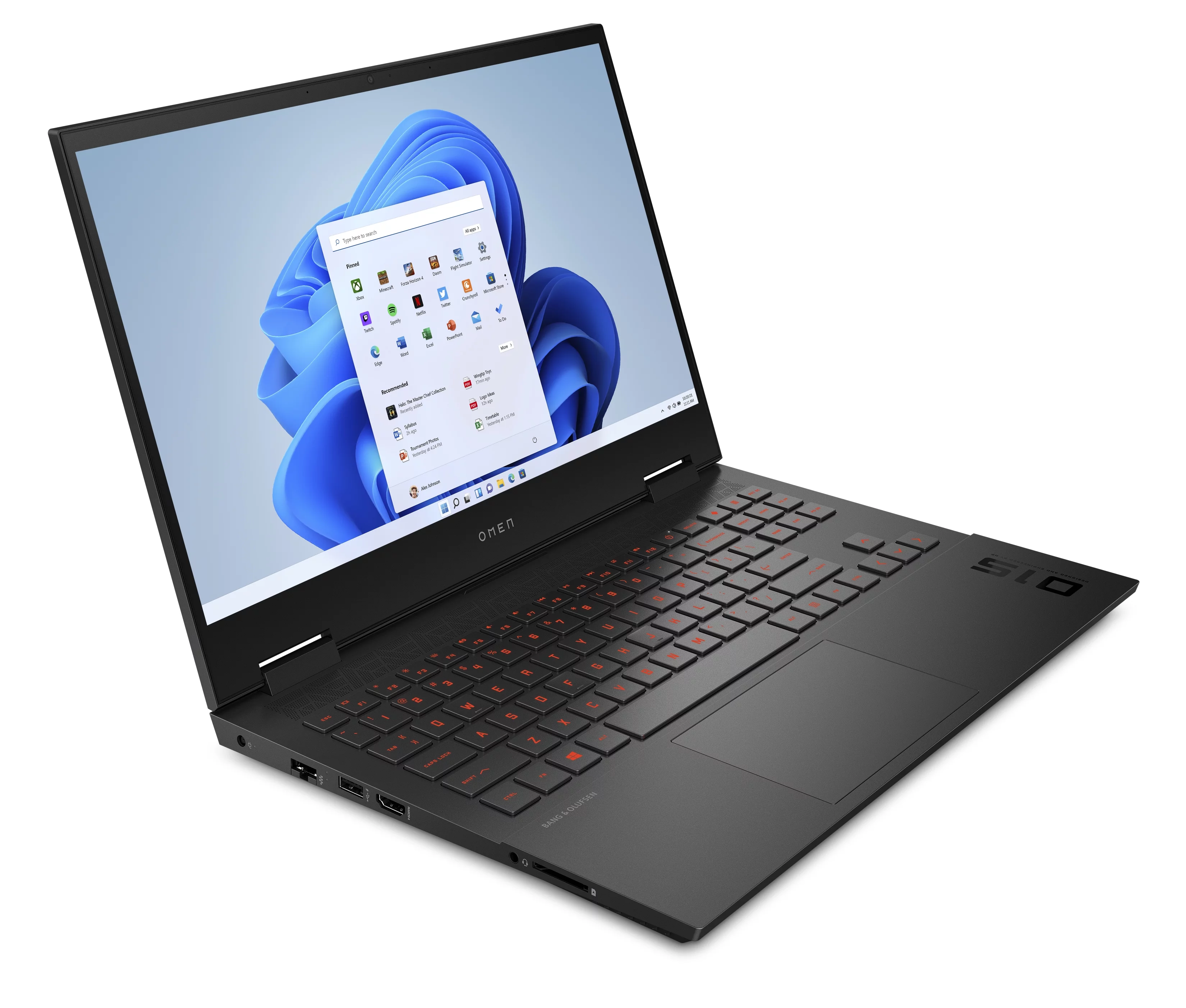 HP OMEN 15.6” FHD IPS, 144 Hz, AMD Ryzen™ 7 5800H, NVIDIA® GeForce RTX™ 3070, 16 GB DDR4-3200 MHz RAM, 1TB SSD, Audio by Bang & Olufsen, Mica Silver