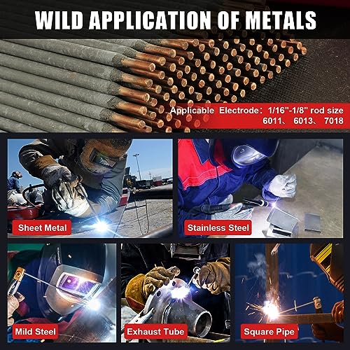 AWT Stick Welder 155Amp Mini Welder 2 in 1 ARC Welder/Lift TIG Welding Machine 110/220V with VRD
