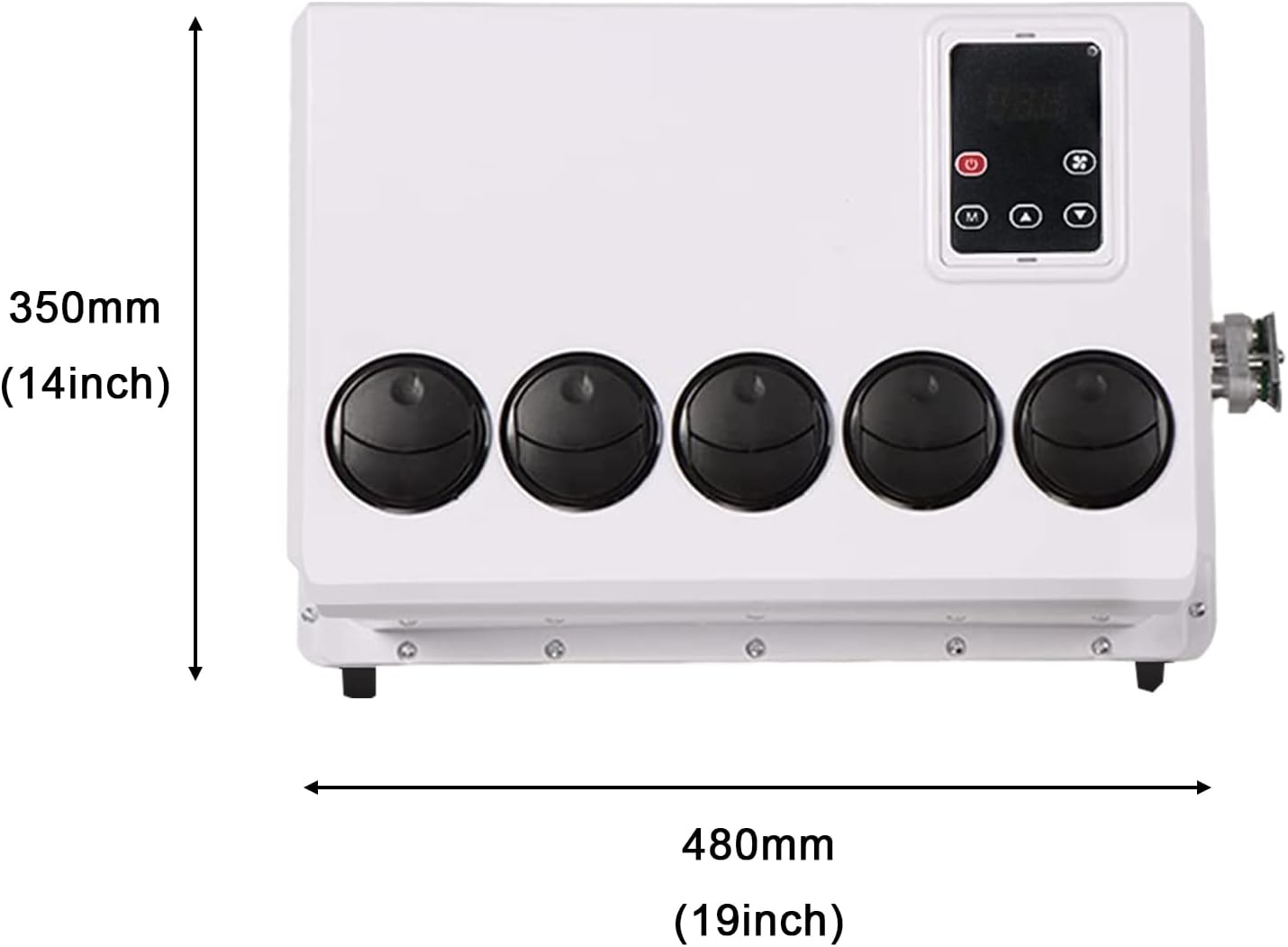 Truck Air Conditioner Set For RV Caravan Truck Tractor Universal 12V DC Parking Air Conditioner (White)