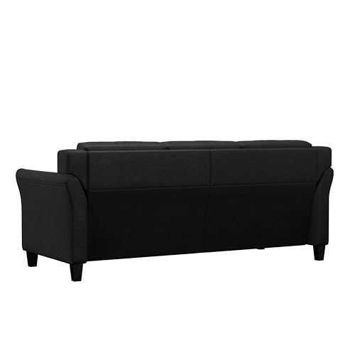 Lifestyle Solutions Harrington Loveseat, Black