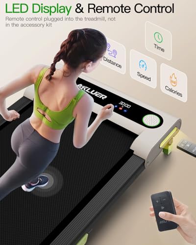 Walking Pad with Incline, Under Desk Treadmill for Home, 2.5HP Portable Treadmills with Remote Control, 4 in 1 Incline Treadmill with LED Display