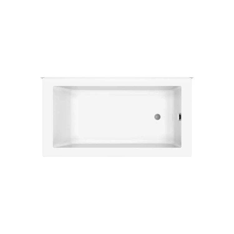 Soaking Tub Modulr 59-5/8 x 31-7/8 x 23 Inch Corner Left White Acrylic