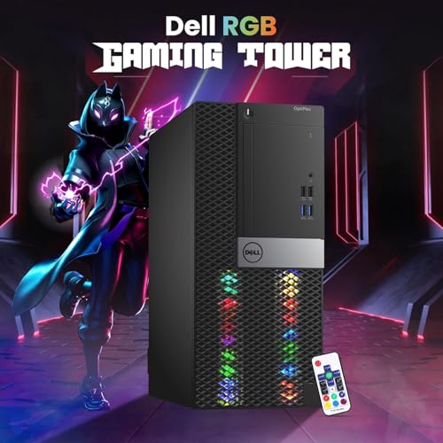 Dell RGB Gaming Tower Computer - Intel Core i7 6th Gen, NVIDIA GTX 1050 Ti 4GB GDDR5, 16GB Ram, 512GB SSD