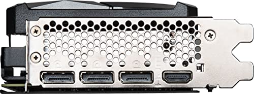 MSI Gaming GeForce RTX 3060 Ti LHR 8GB GDRR6 256-Bit HDMI/DP Torx Fan 3 Ampere Architecture Graphics Card (RTX 3060 Ti Ventus 3X 8G OC LHR)