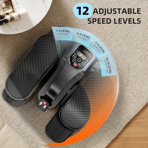 Under Desk Elliptical Machine, Electric Ellipse Leg Exerciser with Remote