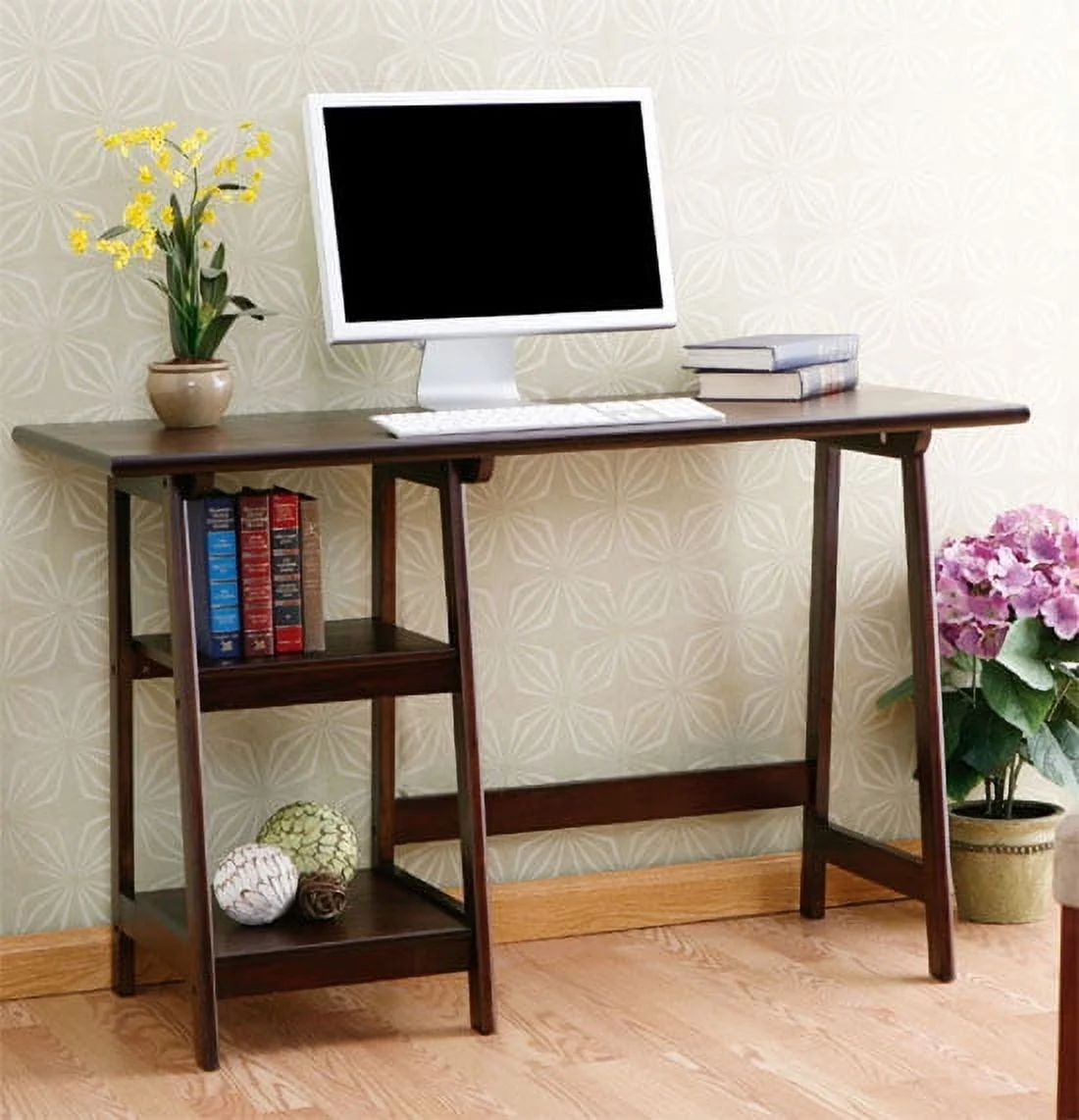 SEI Furniture Gavin Desk in Espresso