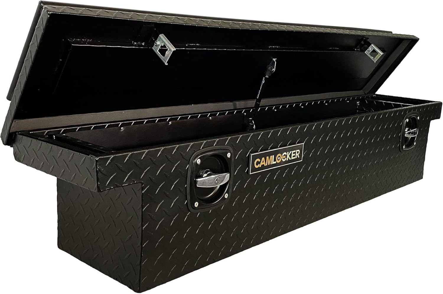 CAMLOCKER UTV Crossover Tool Box - Low Profile - With Rail - Matte Black SXSLPRLMB
