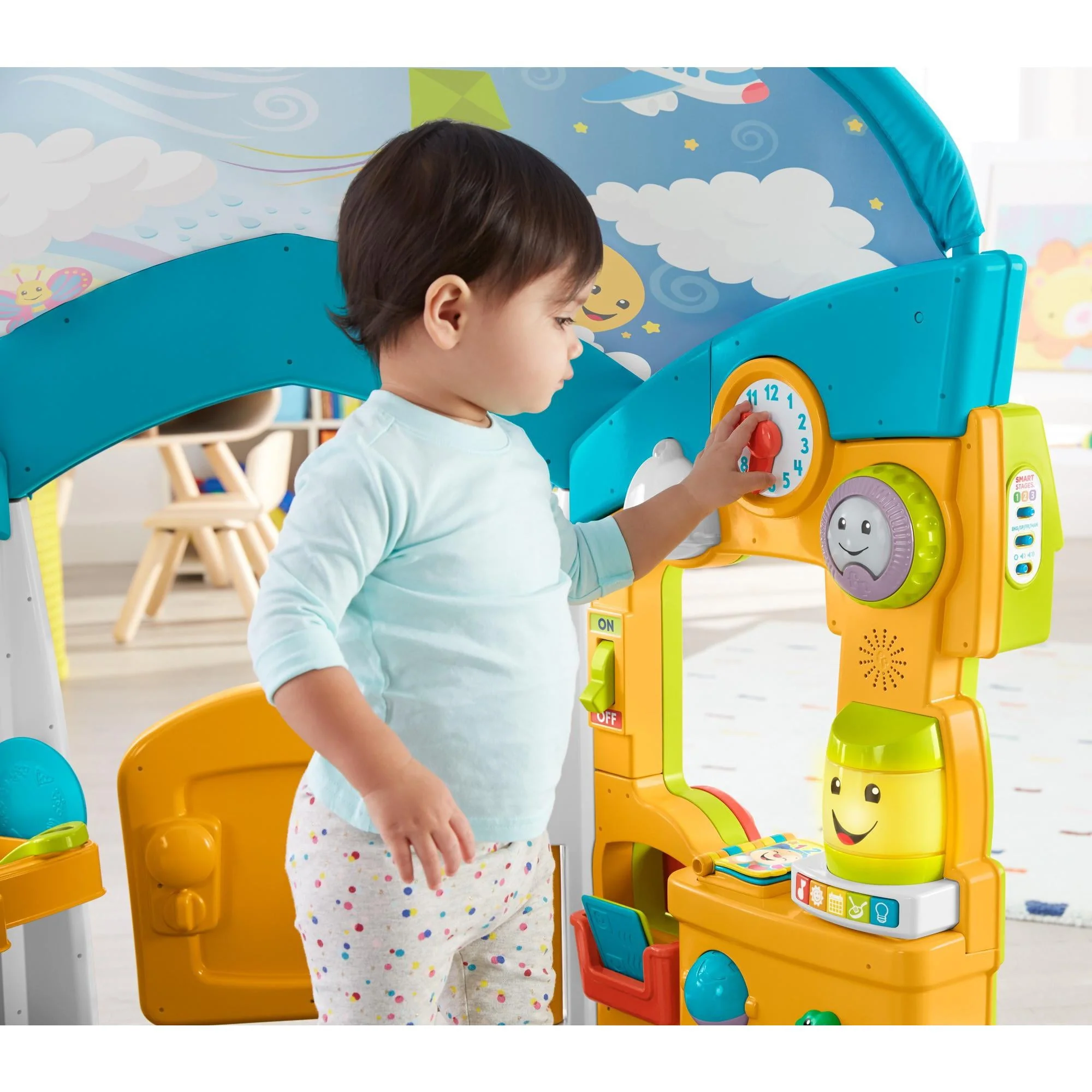 Fisher-Price Laugh & Learn Playhouse Educational Toy for Babies & Toddlers, Smart Learning Home