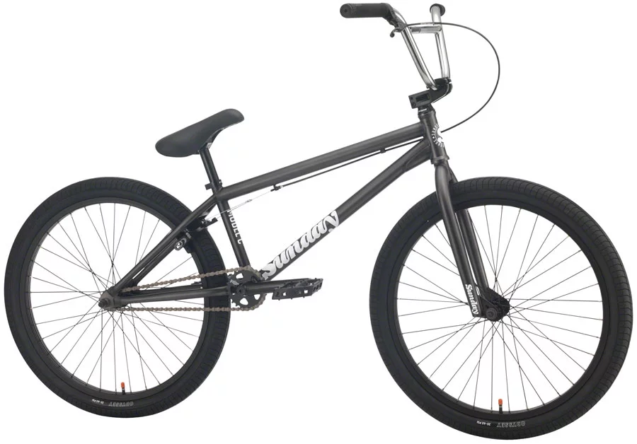Sunday Model C 24 BMX Bike - 22 TT Matte Trans Dark Gray