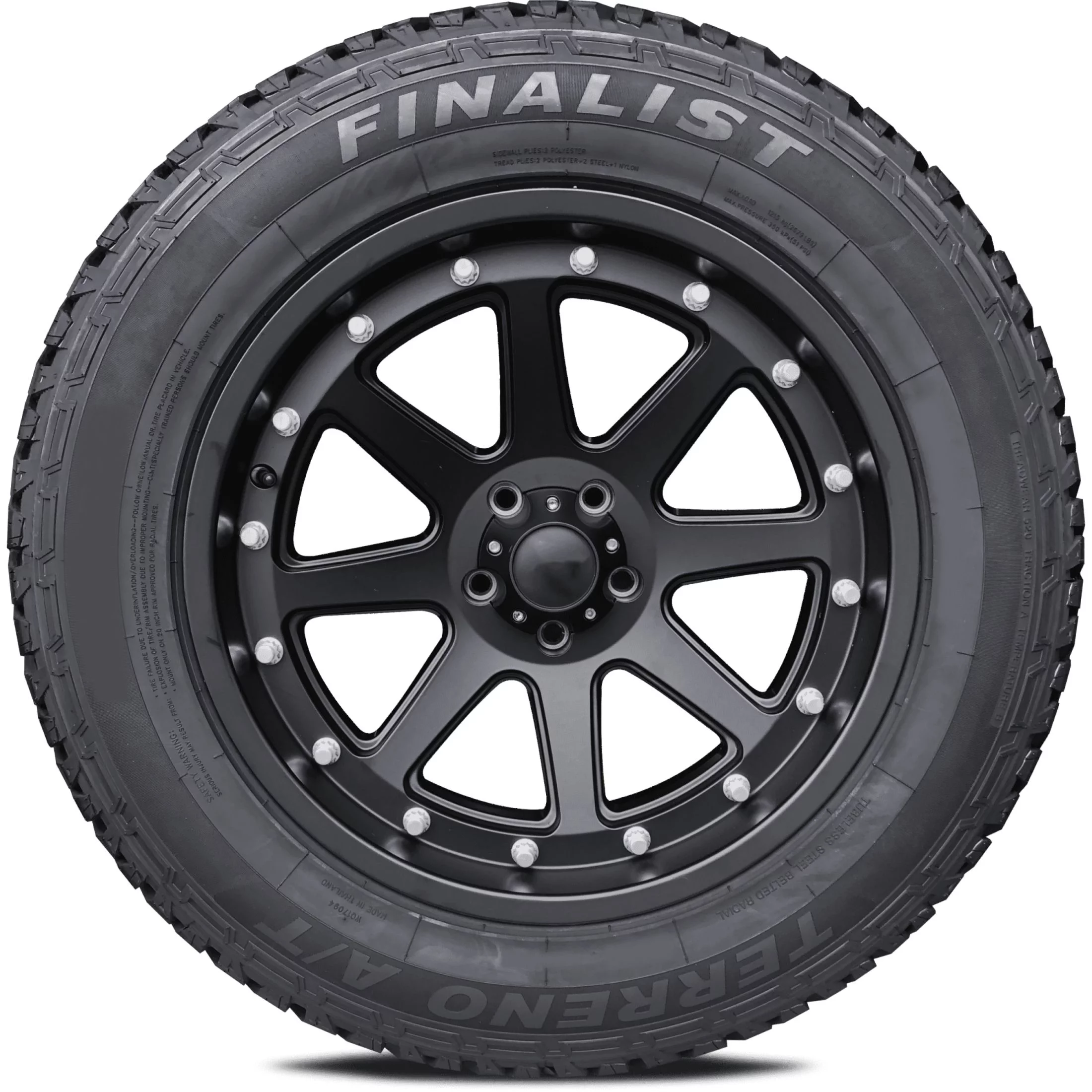 Finalist Terreno A/T 265/75R16 116S SUV Light Truck All Season All Terrain Tire 265/75/16 (Tire Only)