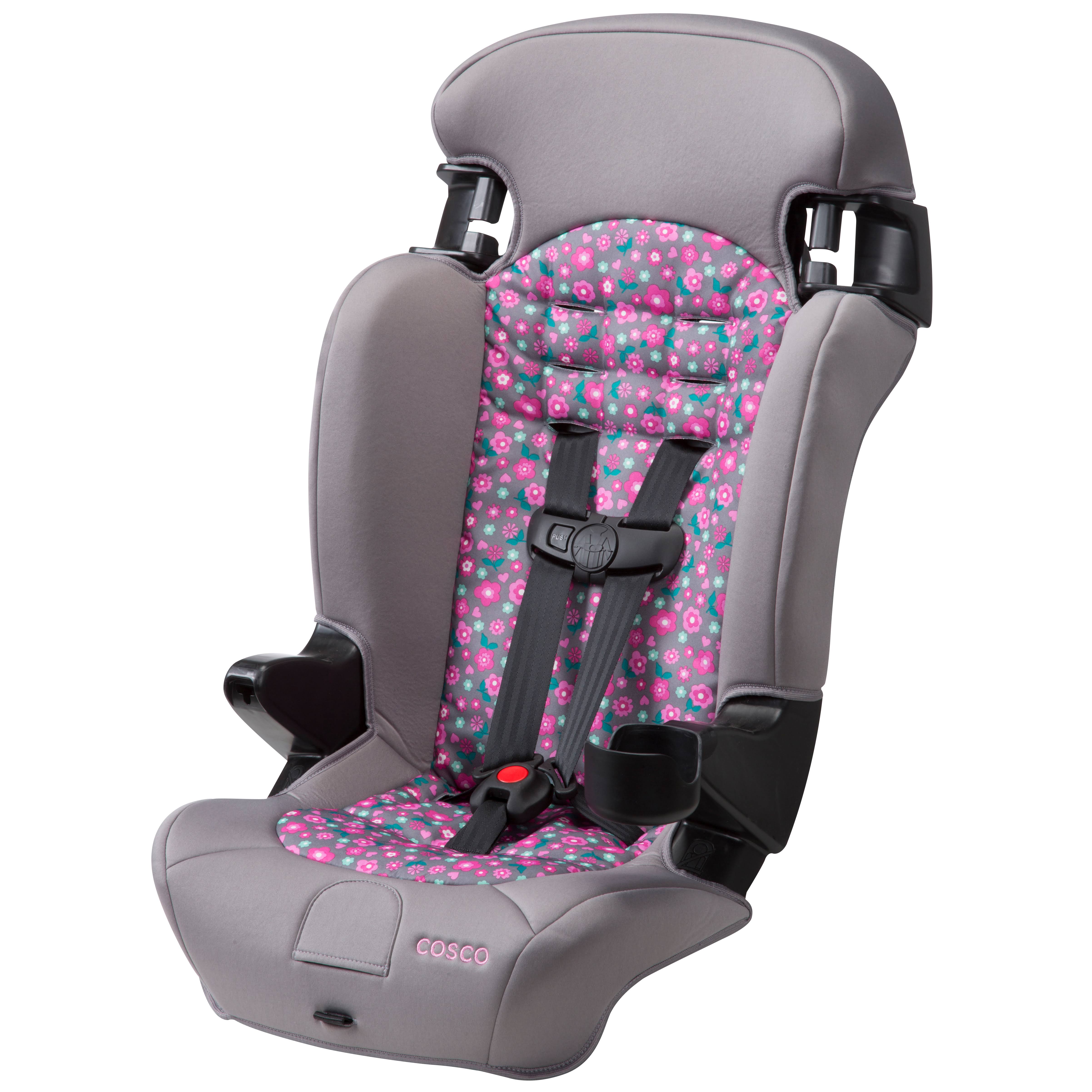 Cosco Finale 2-in-1 Booster Car Seat, Spring Blossom