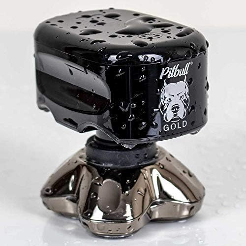 Skull Shaver Pitbull Gold PRO Head Shaver for Men,Wet/Dry 4 Razor Hair Trimmer with US USB Adapter & Charging Cable