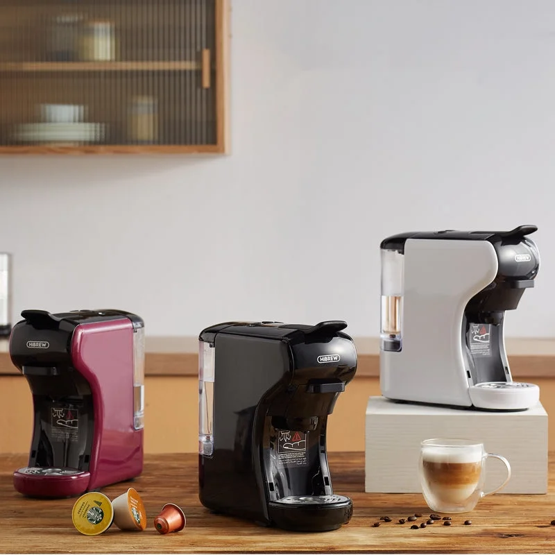 3-in-1 Espresso Coffee Machine with Dolce Gusto Compatibility - Fast Heating, Auto Power Off - 220V-240V, 1450W