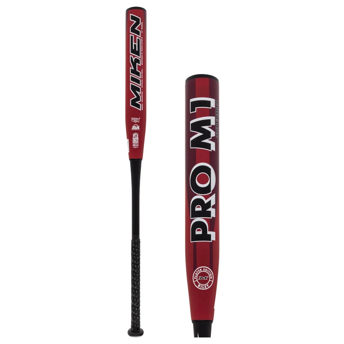 2024 Miken Pro M1 Josh Riley 12" SuperMax USSSA Slow Pitch Softball Bat: MSU4RPMX 34" 25 oz.