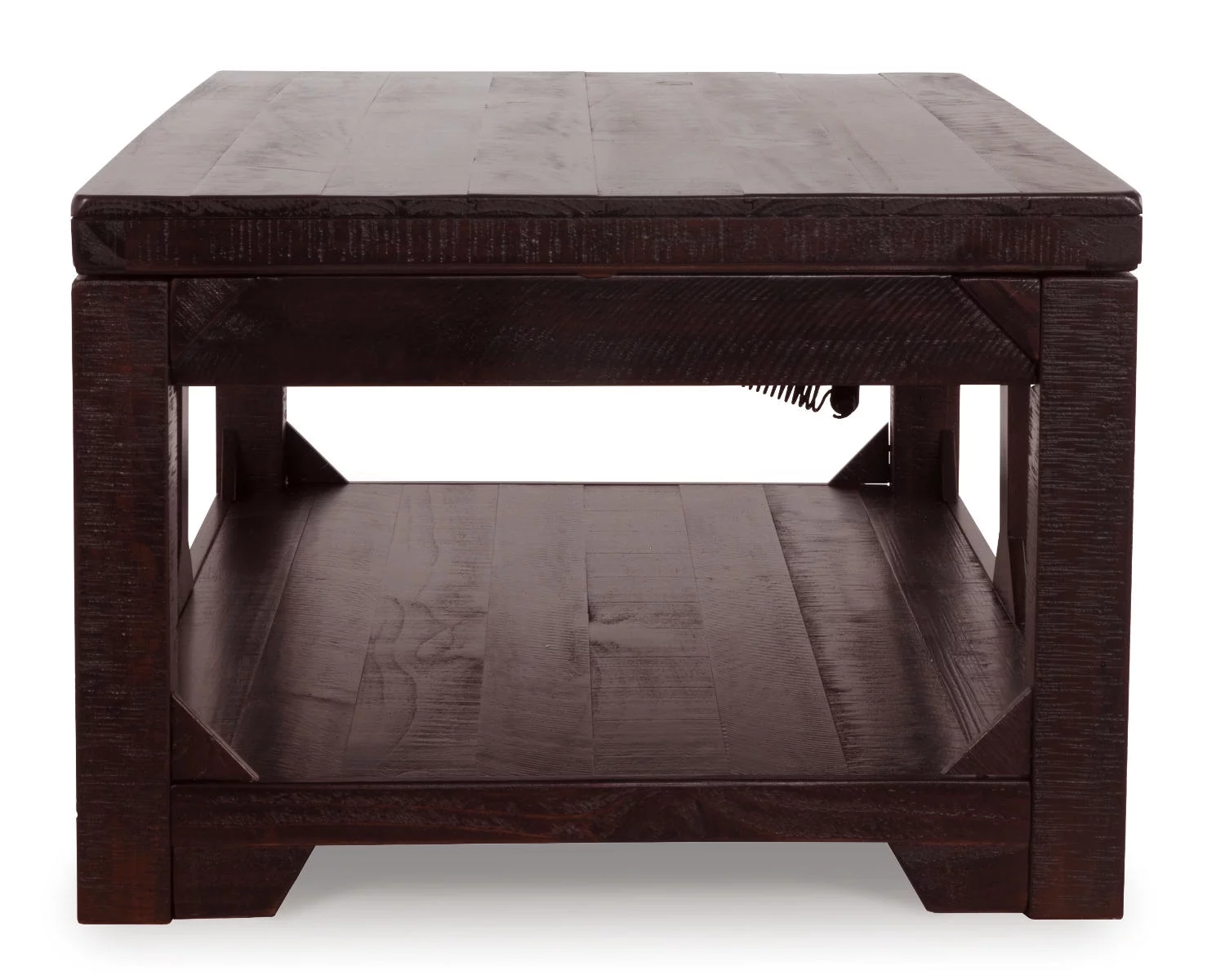 Signature Design by Ashley Casual Rogness Coffee Table with Lift Top Rustic Brown