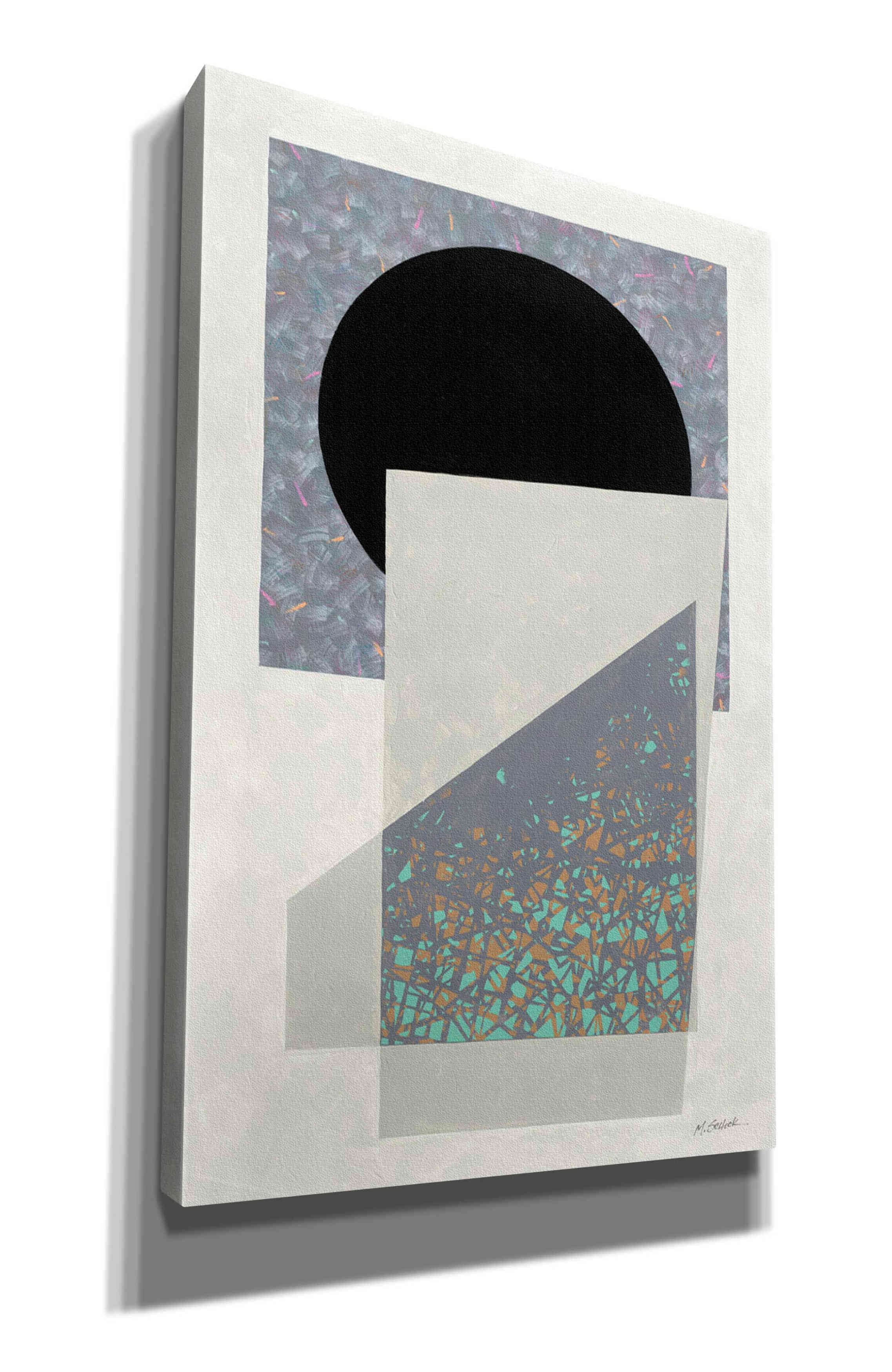Epic Graffiti 'Full Moon I V2' by Mike Schick, Giclee Canvas Wall Art, 26"x40"