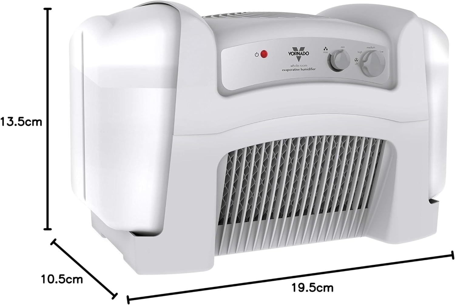 Vornado Evap40 4-Gallon Evaporative Humidifier with Adjustable Humidistat and 3 Speeds - Smart Home Appliances