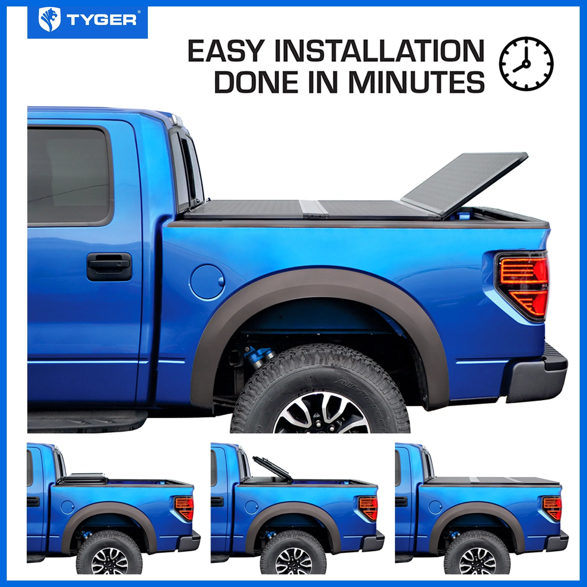 Tyger Auto T5 Alloy Hardtop Truck Bed Tonneau Cover Compatible with 2015-2022 Chevy Colorado GMC Canyon | 5'2" (62") Bed | TG-BC5C3039