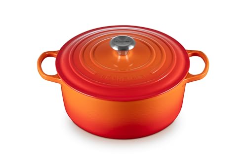 Le Creuset Enameled Cast Iron Signature Round Dutch Oven, 5.5 qt., Cerise