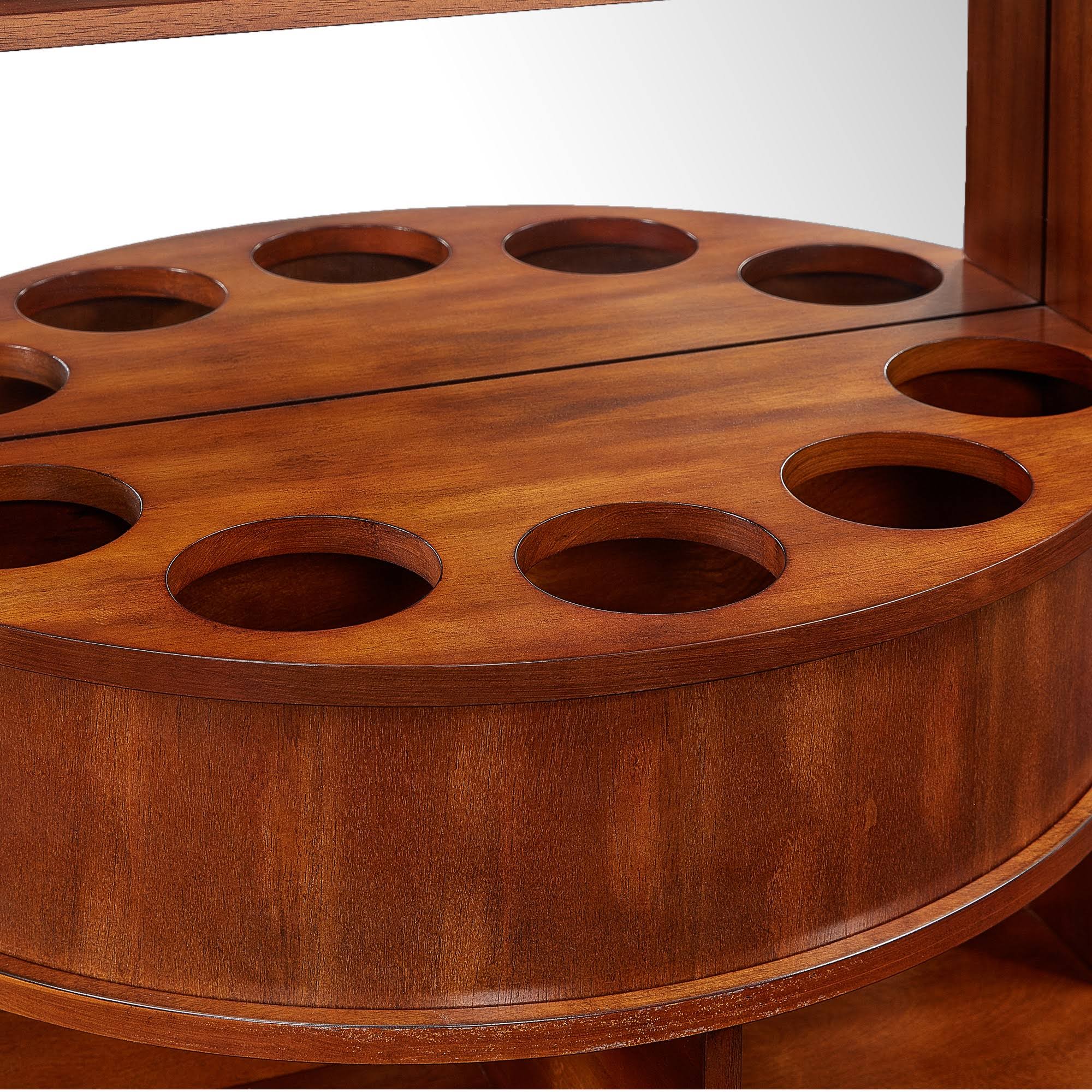 Holly u0026 Martin Hentz Midcentury Modern Rotating Corner Bar Cabinet