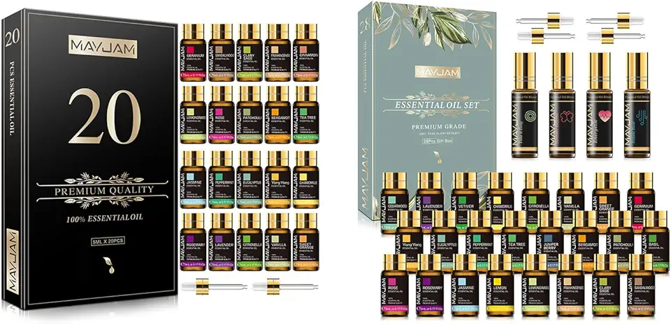20 PCS Essential Oil Gift Set and 28 PCS Essential Oil Set - Kansas Nuitrition - HNZSDS