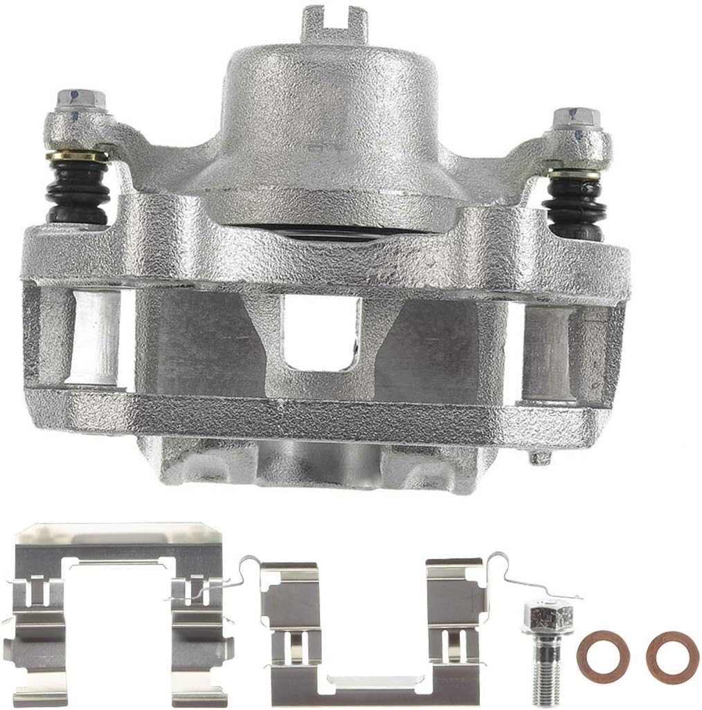 A-Premium Disc Brake Caliper Assembly with Bracket Compatible with Infiniti I35 2002-2004 Nissan Altima 2002-2006 Maxima 2002-2003 2008 Front Left