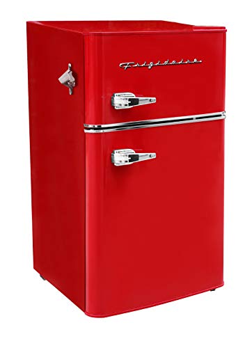 Frigidaire 2 Door Retro Bar Fridge with Side Bottle Opener