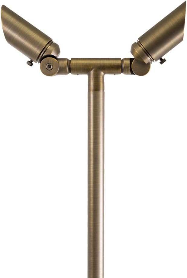 VOLT Twinnovator Cast Brass 12V Adjustable Path Light (Bronze)