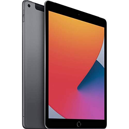 Apple iPad (10.2-inch, Wi-Fi, 128GB, 8th Generation)- Space Gray (Renewed)
