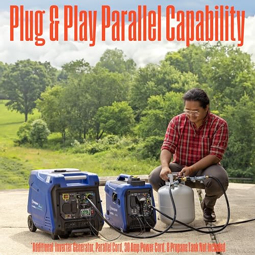 Westinghouse 2550 Peak Watt Super Quiet & Lightweight Portable Inverter Generator, RV Ready 30A Outlet, Gas and Propane Powered, CO Sensor