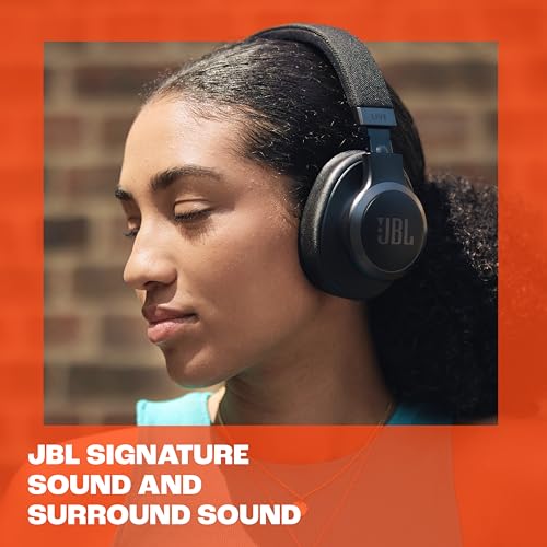 JBL Live 770NC - Wireless Over-Ear Headphones with True Adaptive Noise Cancelling with Smart Ambient, Up to 65 Hours of Battery Life