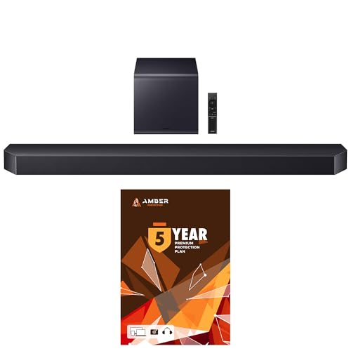 Samsung HW-S61D 5.0 Ch All-in-one Wireless Dolby Atmos Soundbar with 2 Year Amber Protection Plan (2024)