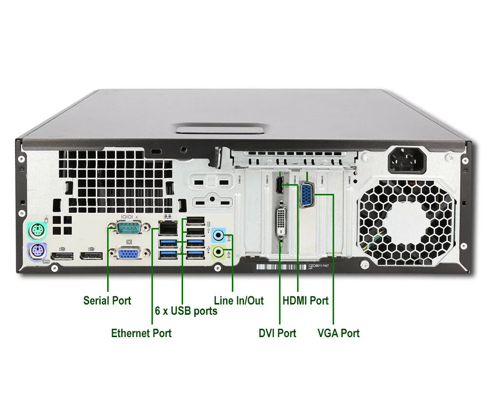 Restored Gaming HP 600 G2 Desktop SFF Computer PC Intel G4400 3.3GHz Processor 16GB Ram 500GB HDD 20 inch LCD, Bto AMD Radeon RX 550 DDR5