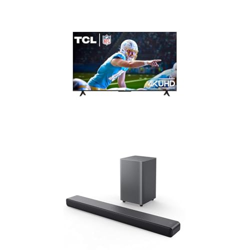 TCL 55-Inch Class S5 UHD 4K LED Smart TV with Fire TV (55S551F, 2024 Model), Dolby Vision, HDR PRO+, Dolby Atmos, Alexa Built-in with Voice Remote