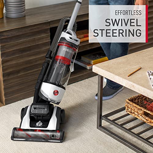 Hoover MaxLife Elite Swivel Vacuum Cleaner with HEPA Media Filtration, Bagless Multi-Surface Upright for Carpet and Hard Floors