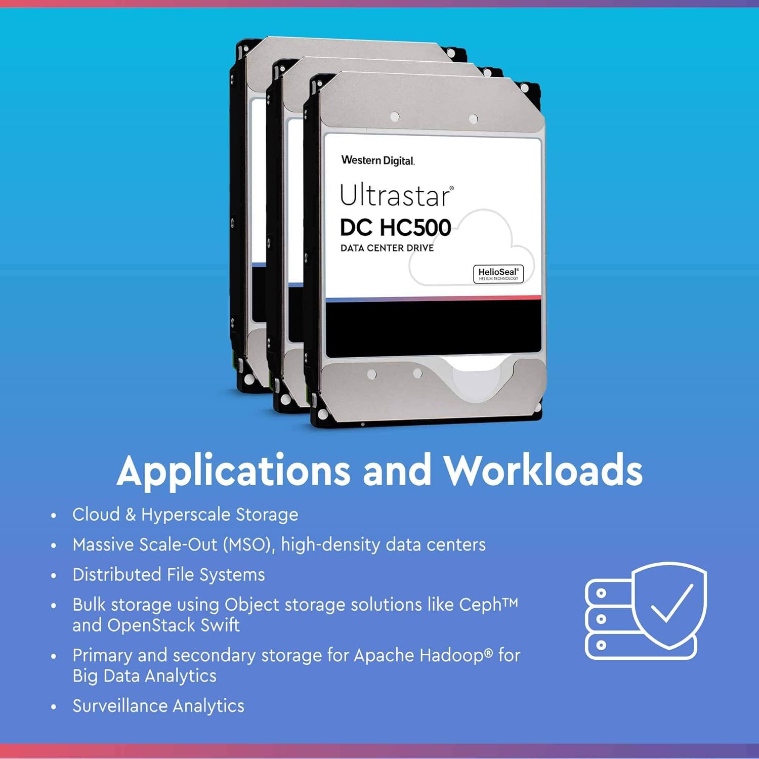 HGST Ultrastar He10 | HUH721010ALE600 (0F27452) | Power Disable | 10TB SATA 6.0Gb/s 7200 RPM 256MB Cache 3.5in HDD | 512e | Enterprise Hard Drive
