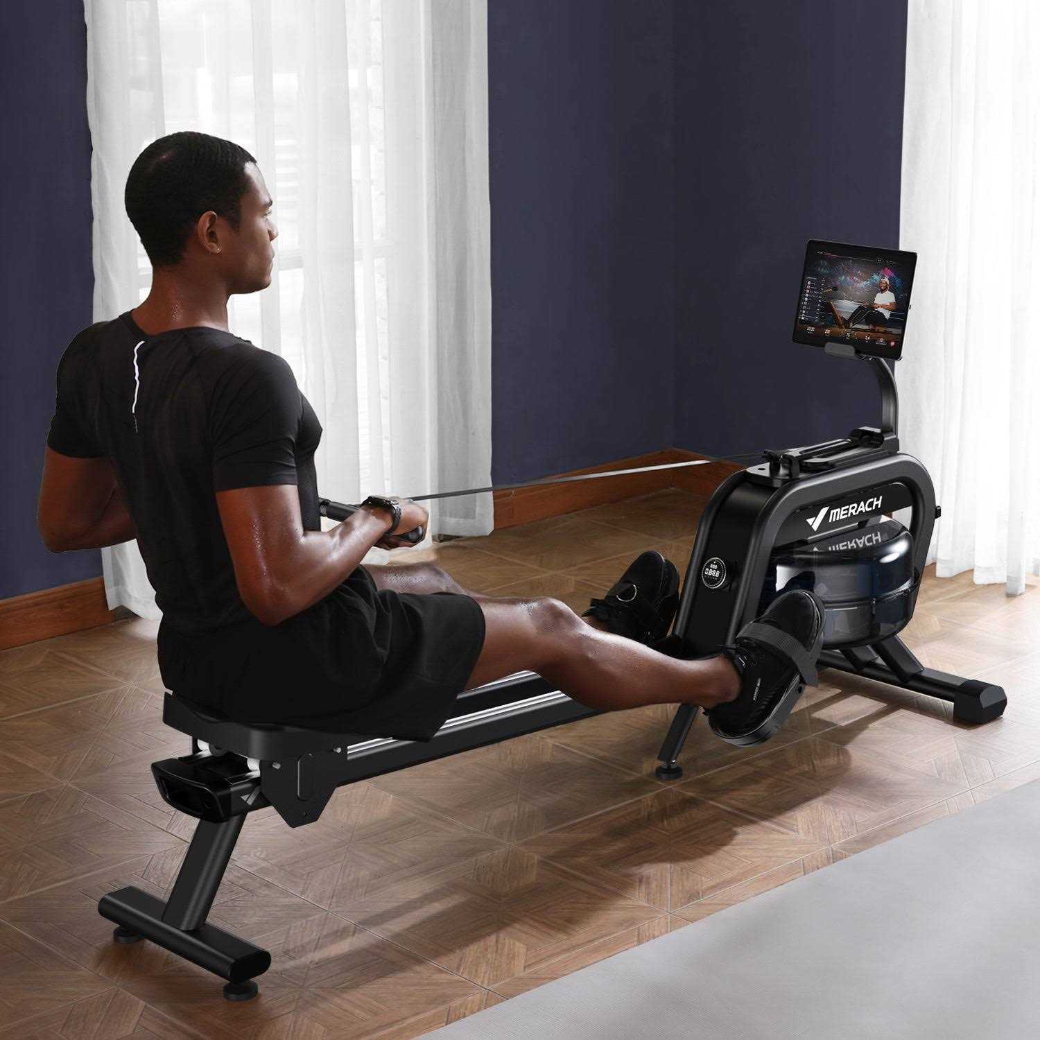 Merach R06 Dual Resistance Rower with Auto Resistance Technology for Home - Sports Supplies Online Store