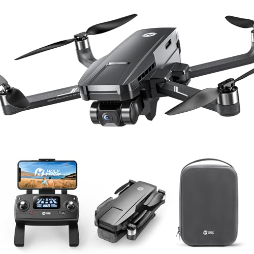 Holy Stone HS720G 2-Axis Gimbal Drones with 4K EIS Camera, 2 Batteries 52-Min Flight Time, Brushless Motors, GPS Auto Return, Video Transmission