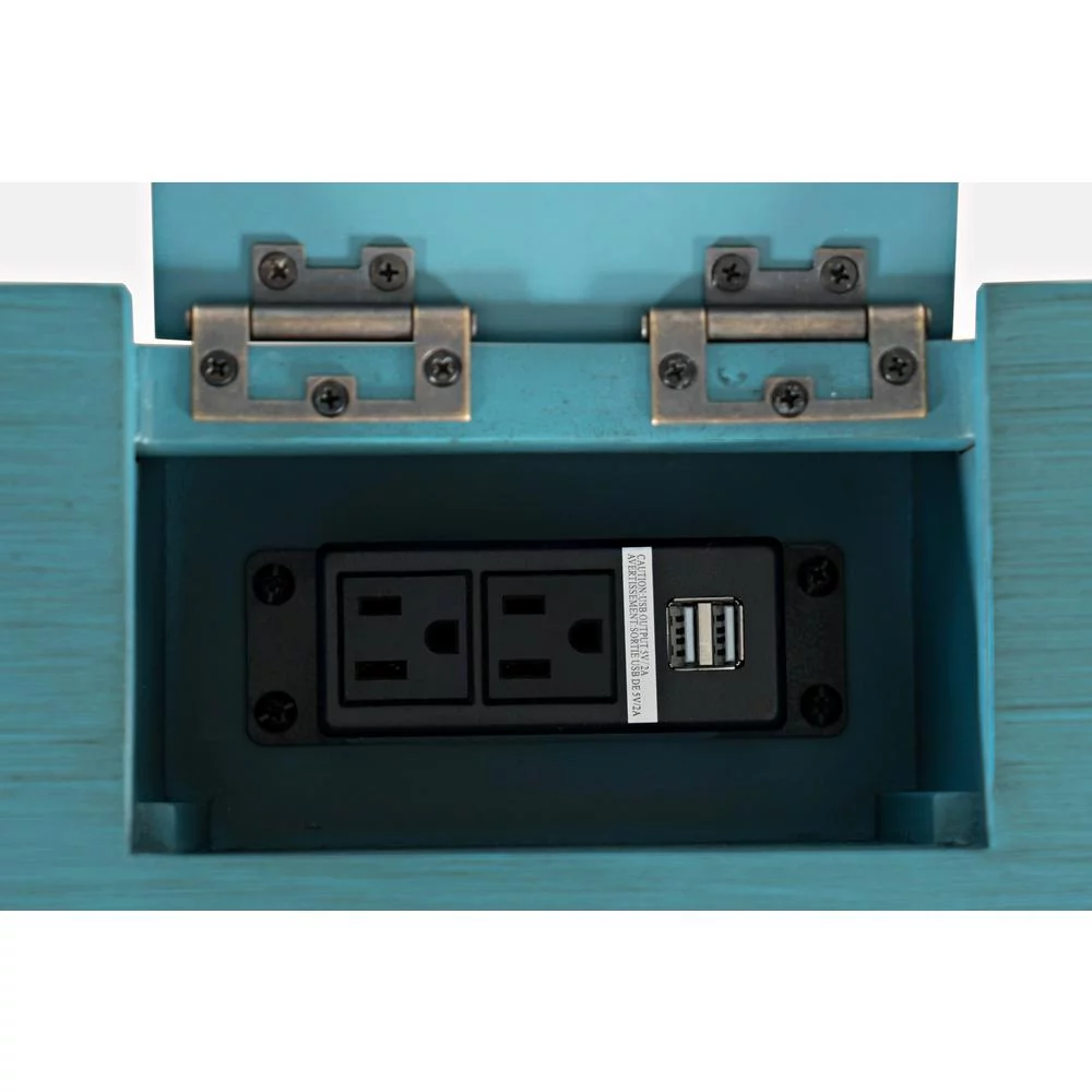 Jofran Craftsman Modern Farmhouse 48" Two Drawer USB Charging Desk