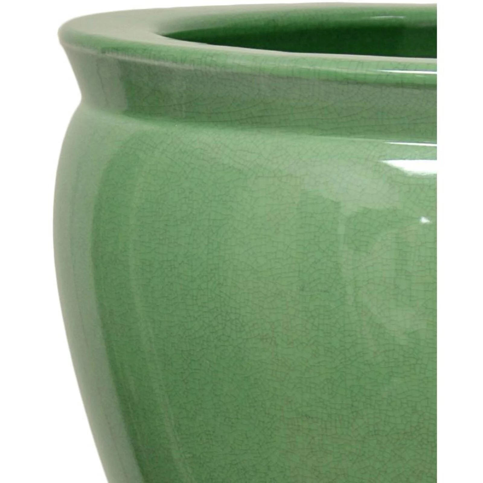 Oriental Furniture 12" Celadon Porcelain Fishbowl