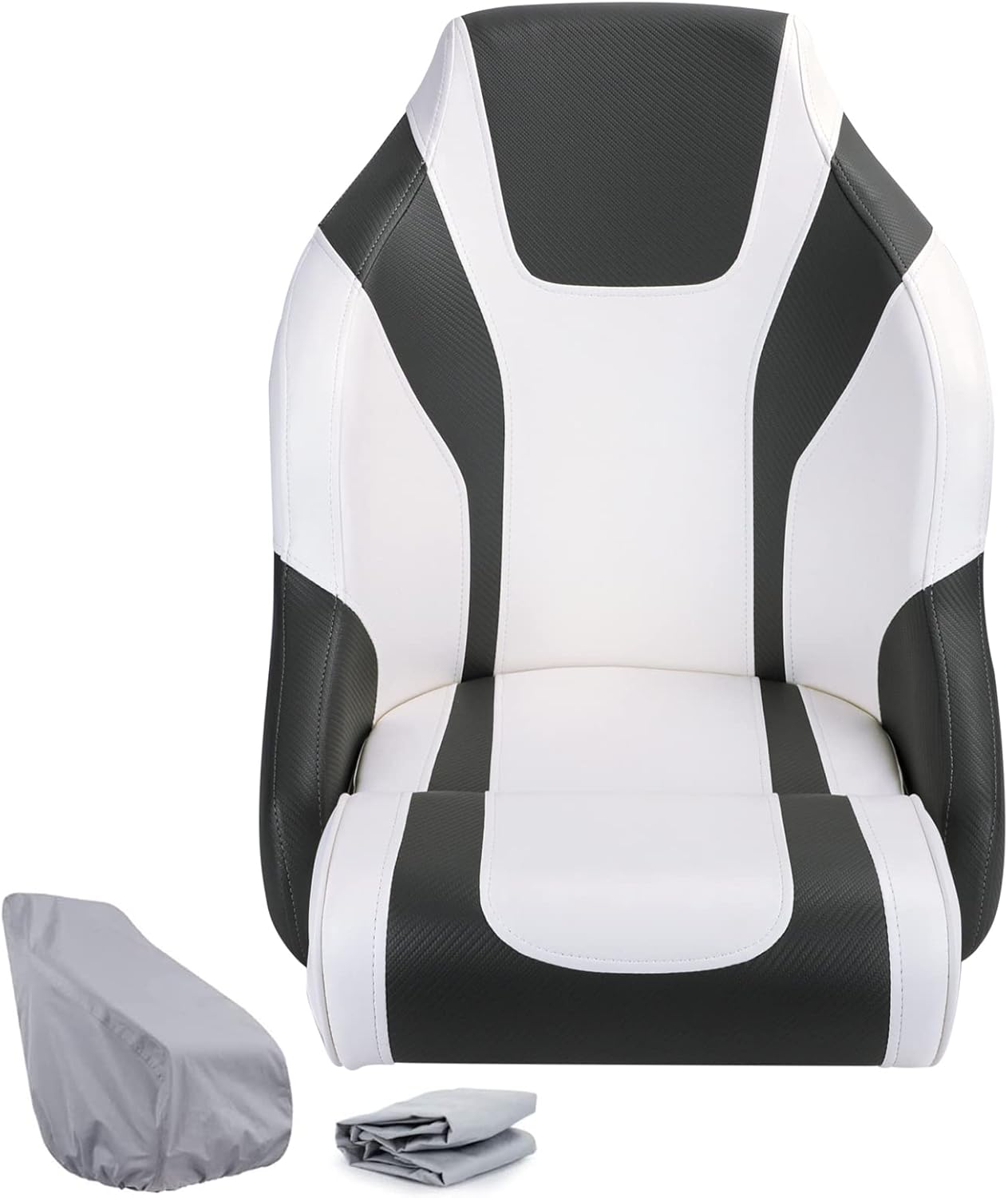 NORTHCAPTAIN Premium Sport Flip Up Boat Seat Captain Bucket Seat