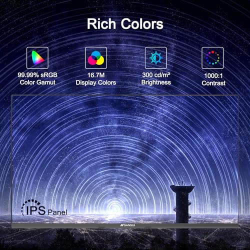 SANSUI 32 Inch Curved 240Hz Gaming Monitor High Refresh Rate, FHD 1080P Gaming PC Monitor HDMI DP1.4, Curved 1500R, 1Ms MPRT, HDR,Metal Stand