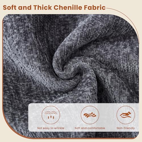 Loveseat Sofa for Living Room, 83" Cloud Loveseat Sofa, Chenille Fabric Sofa Couch with Double Cushion
