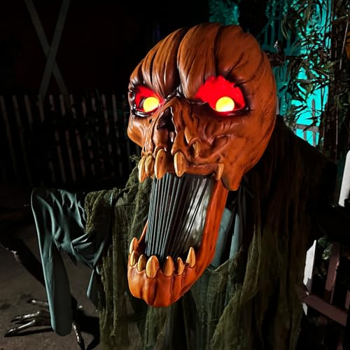 Haunted Hill Farm 5.9 ft. Animatronic Lurching Woman by Tekky, Halloween Animatronic, Scary Indoor House Prop & Decoration