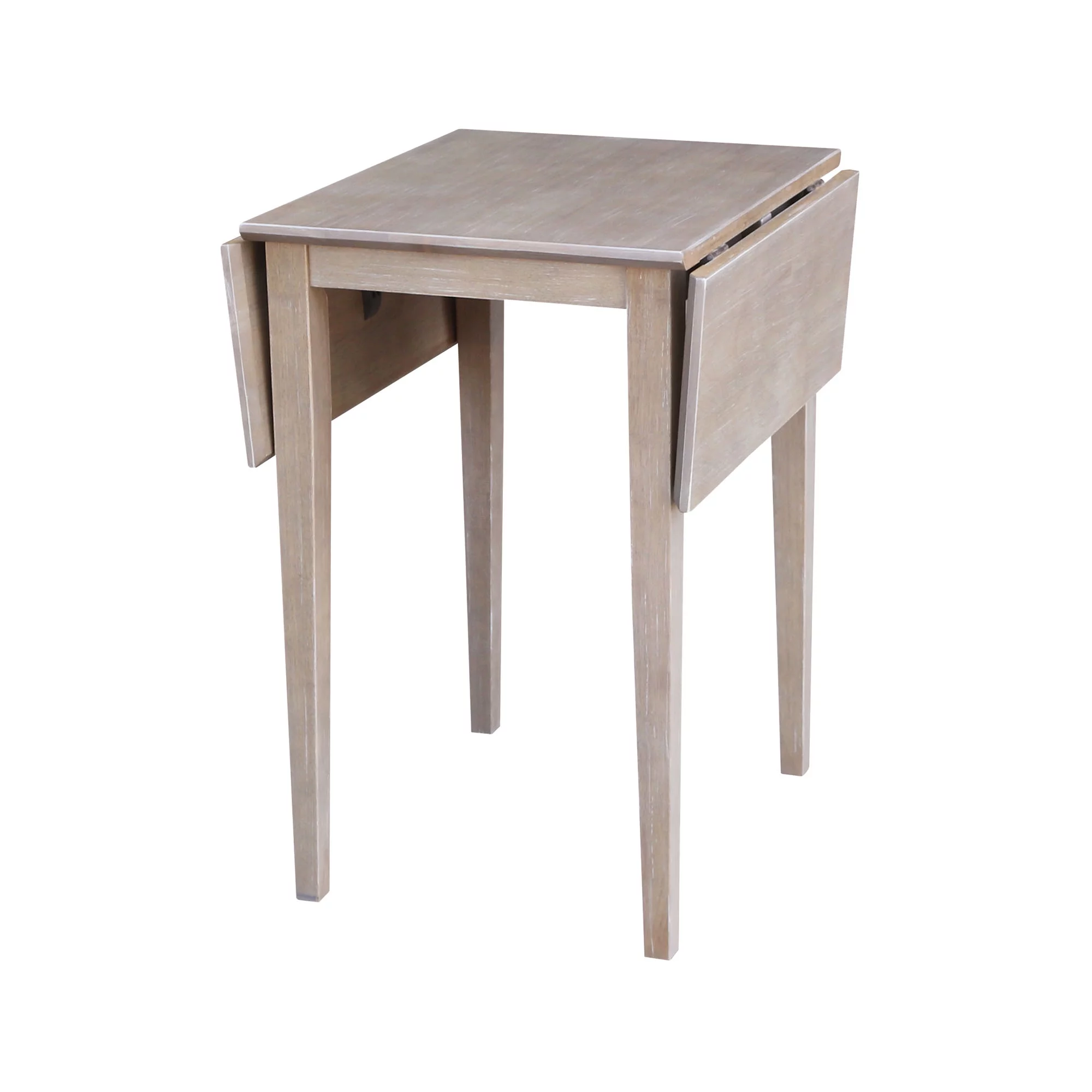 Small Solid Wood Dual Drop Leaf Table with 2 Chairs