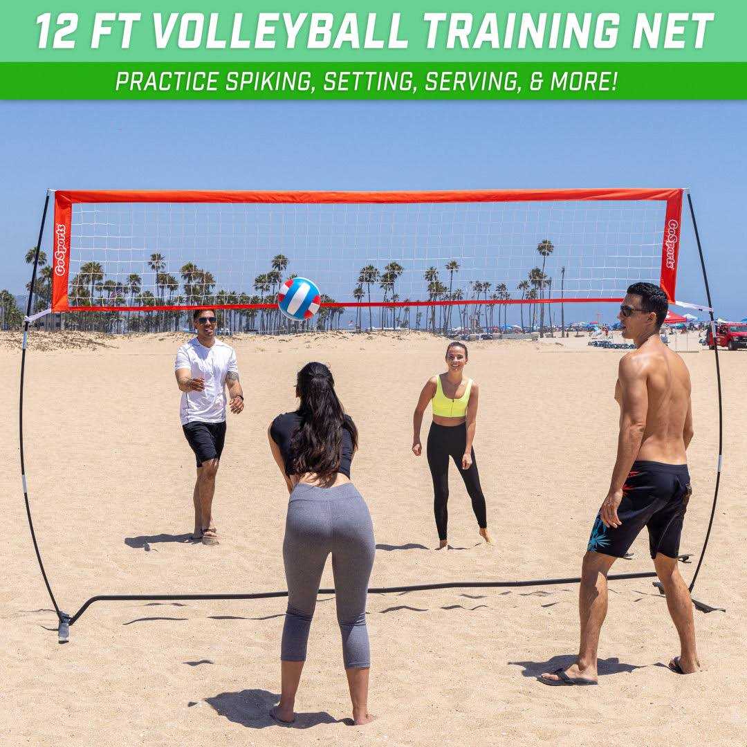 GoSports Freestanding Volleyball Training Net for Indoor our Outdoor Use - Sports Supplies Online Store