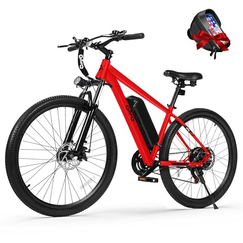 Racer Electric Bike for Adults - 21-Speed Mountain Lightweight Ebike with Peak 750W 22MPH Brushless Motor, 375Wh Removable Battery